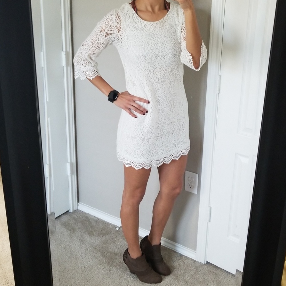 H&M crochet dress